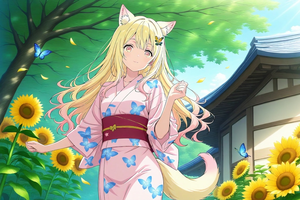 神社の裏庭