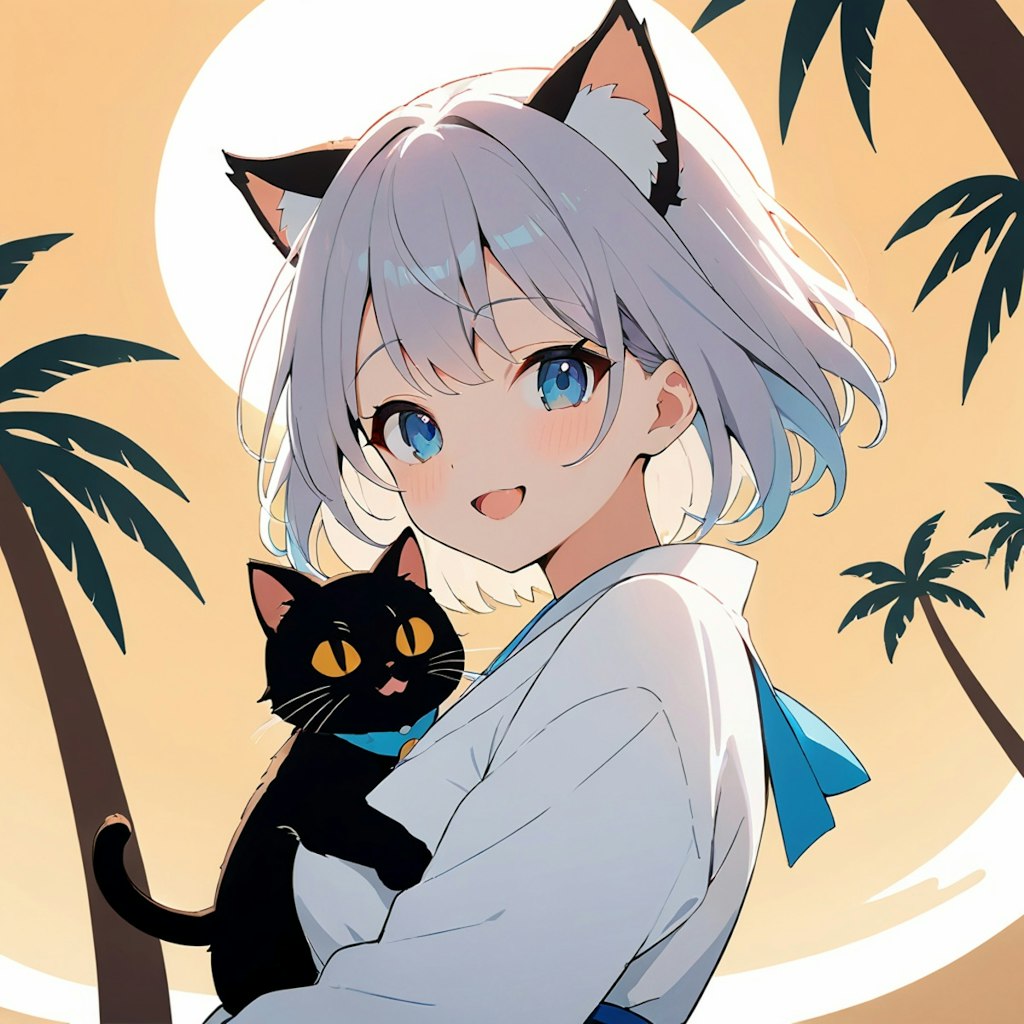 猫巫女様とクロネさん