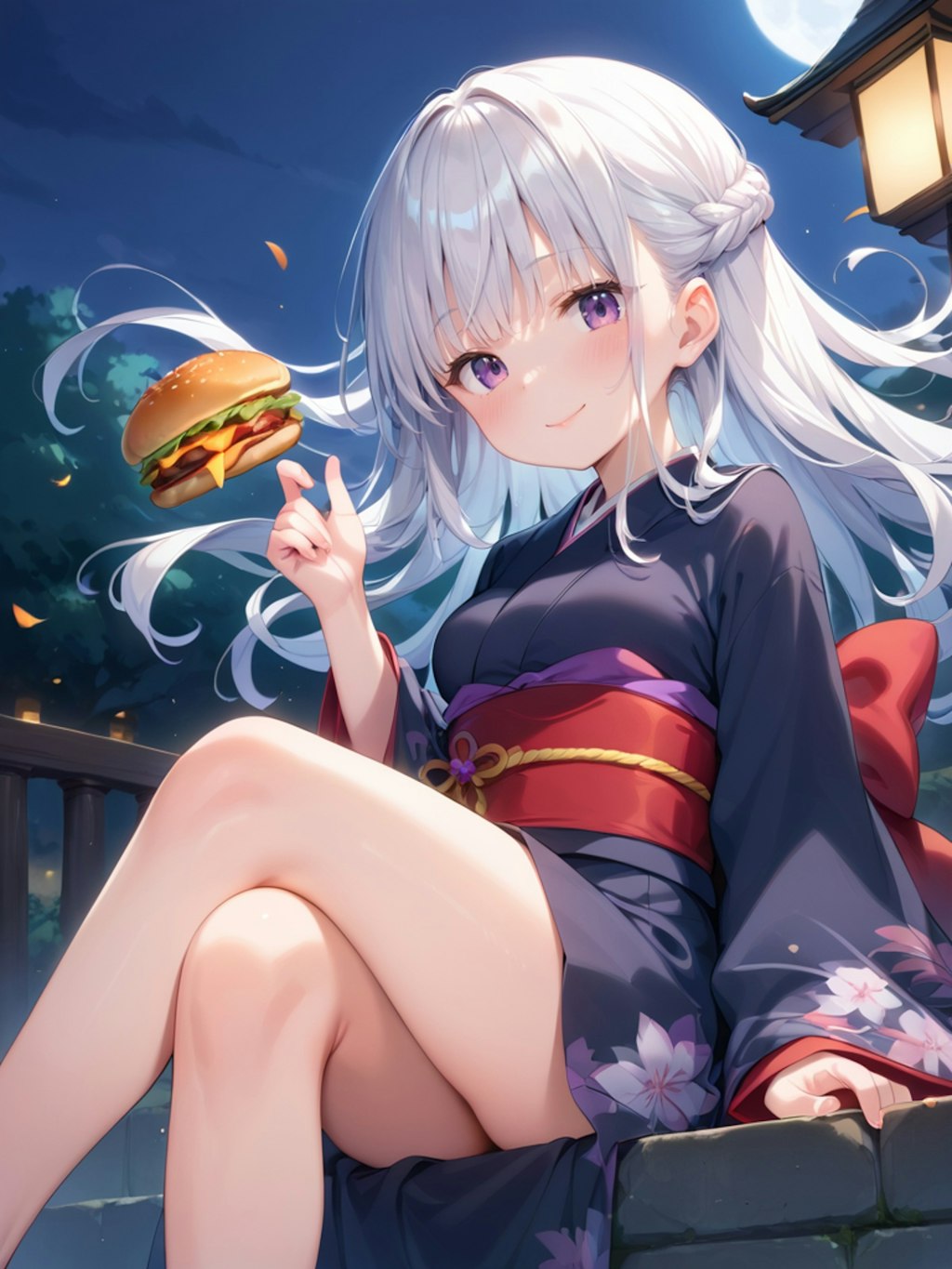 月見バーガー