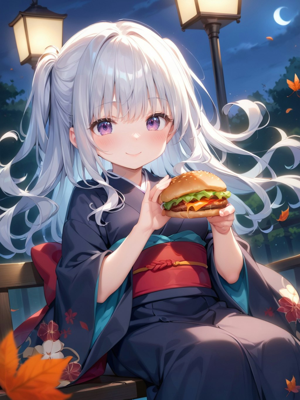 月見バーガー