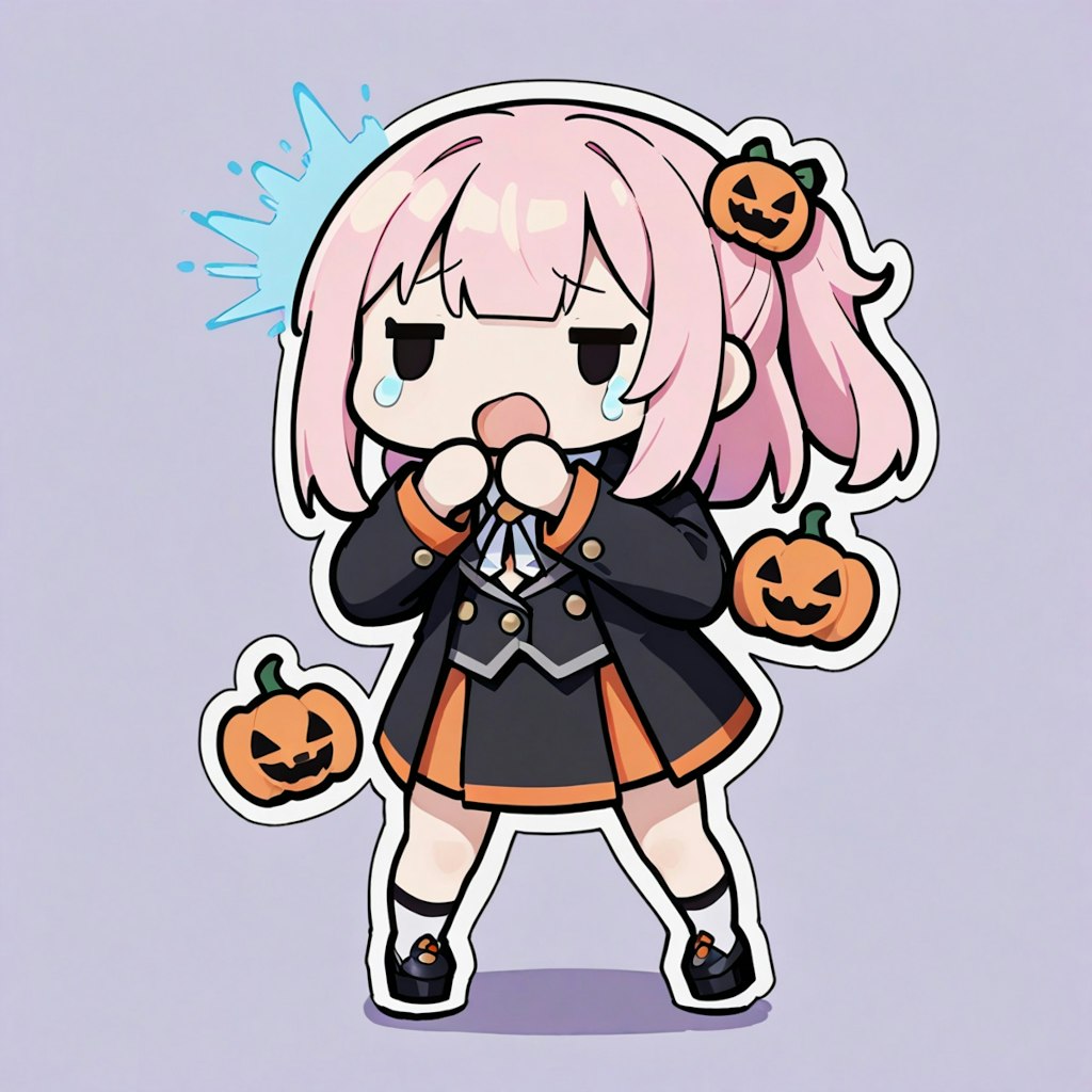 ハロウィン学生少女