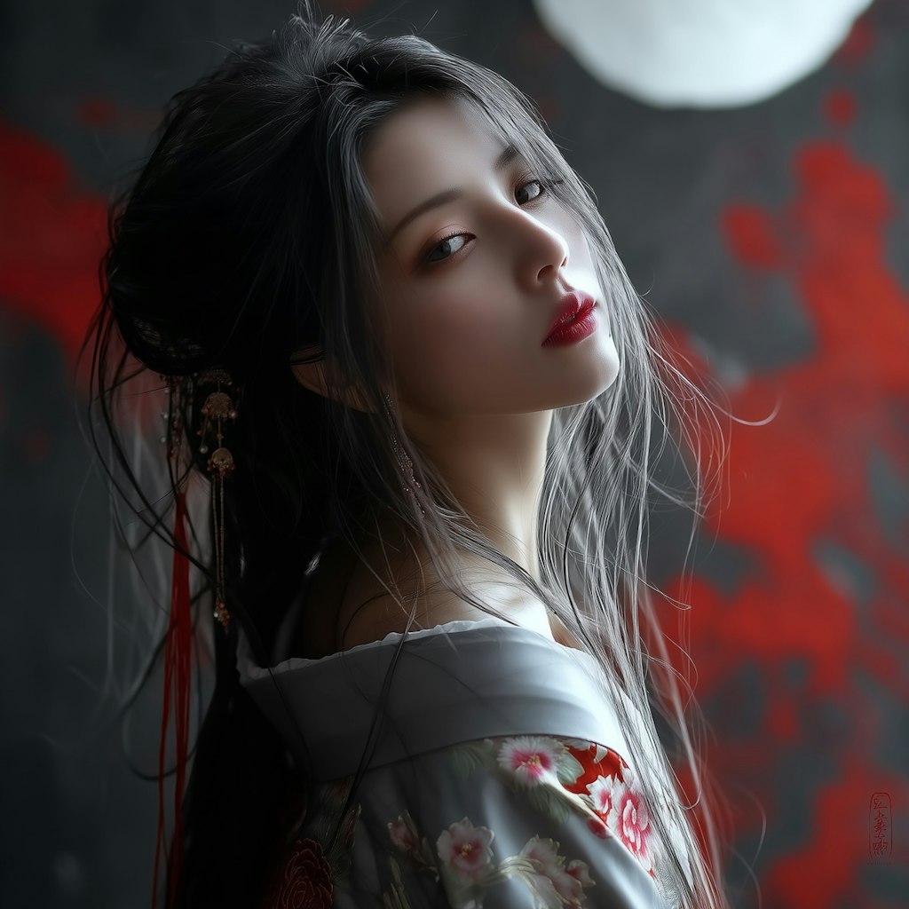 Red and Moon - 紅月