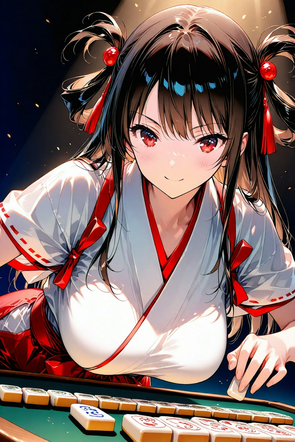 麻雀リーグ初戦