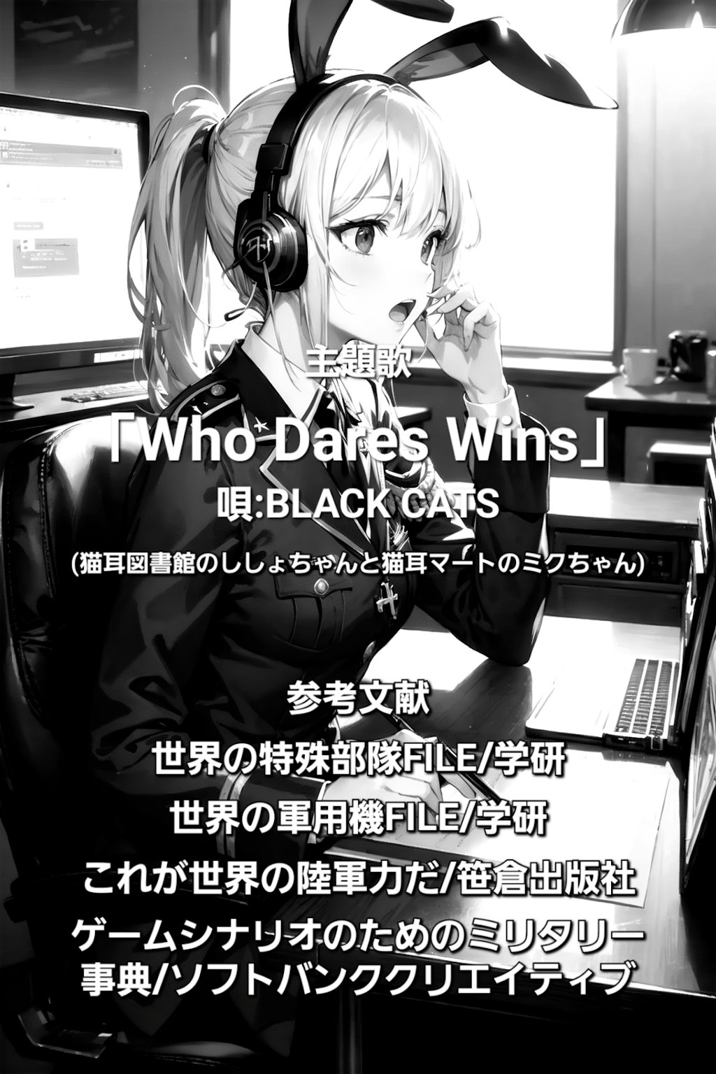 「猫耳特殊部隊 BLACK CATS 🐈‍⬛」エンディング～登場キャラ紹介