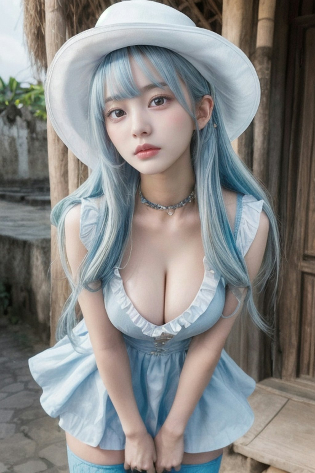 めっちゃ絶対領域ばっかり見とるやないか！