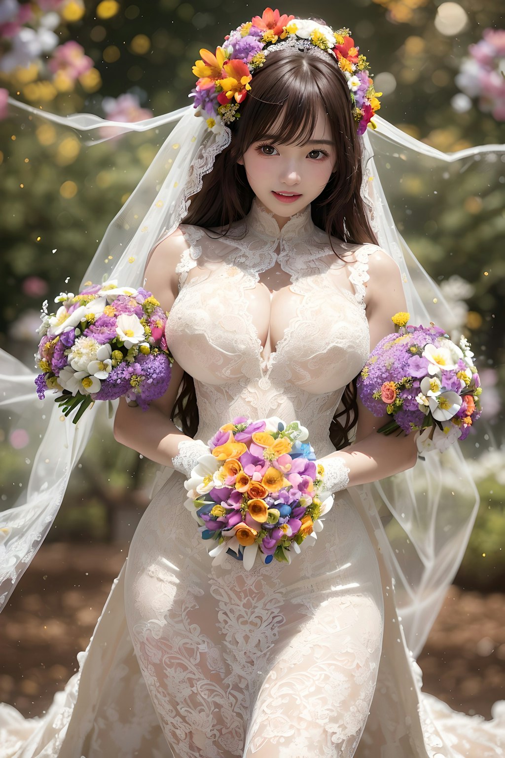 花嫁さん（brideではなくflower-wife）