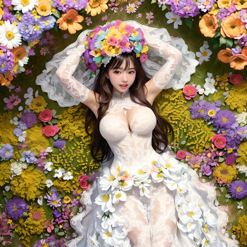 花嫁さん（brideではなくflower-wife）