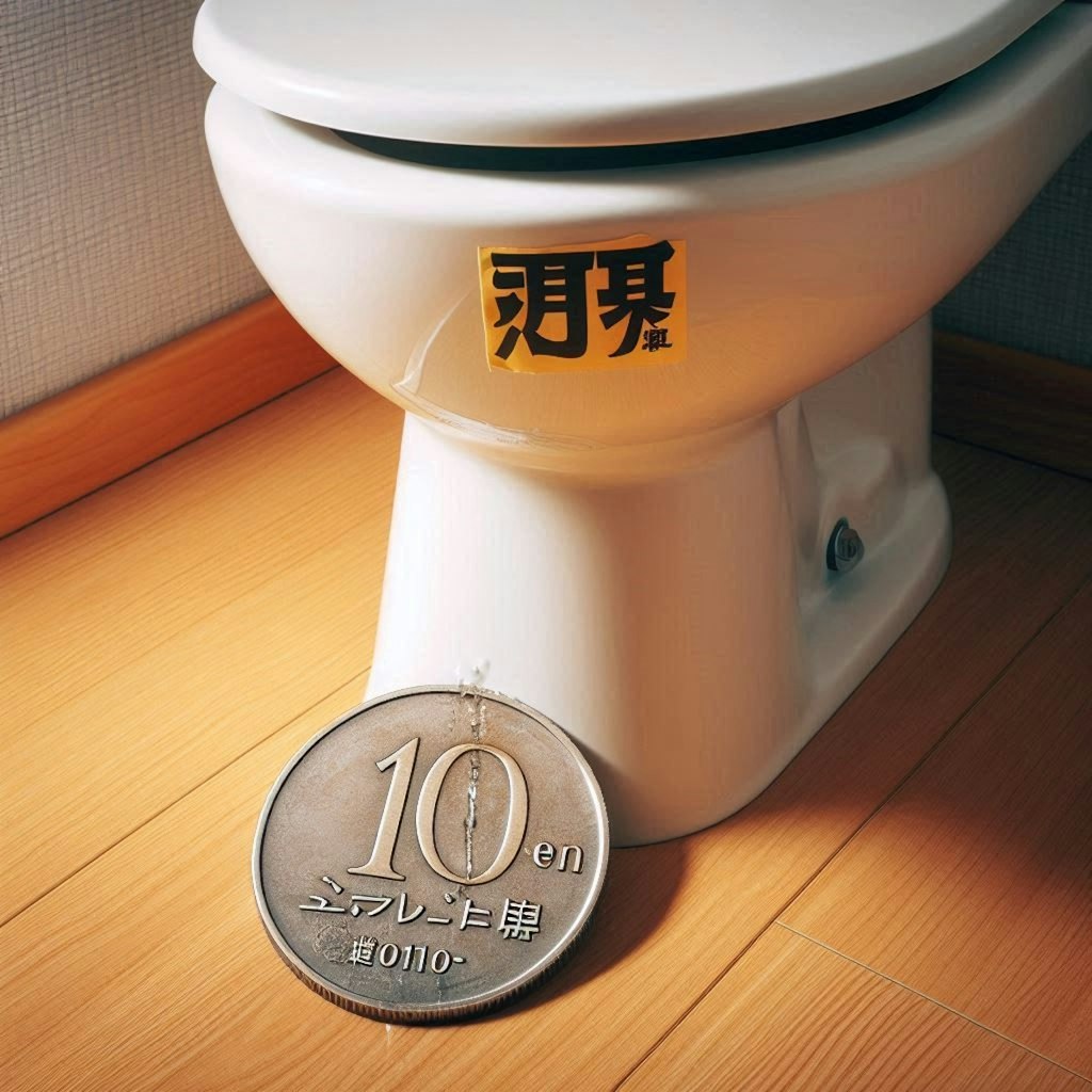 実録不思議な話「トイレの１０円玉」