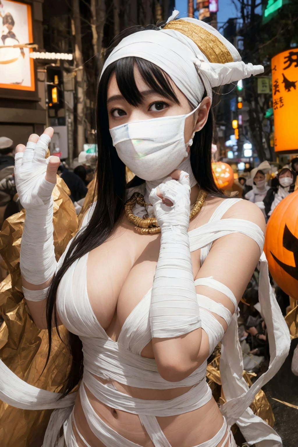 今年はミイラ女がトレンド！ Mummy girls are trending this year