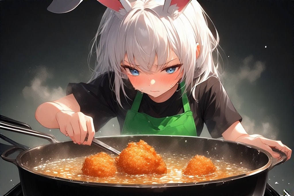 唐揚げ揚げウサギ