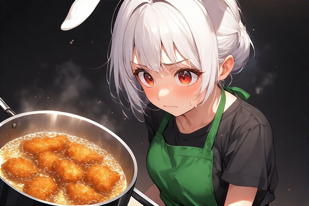唐揚げ揚げウサギ