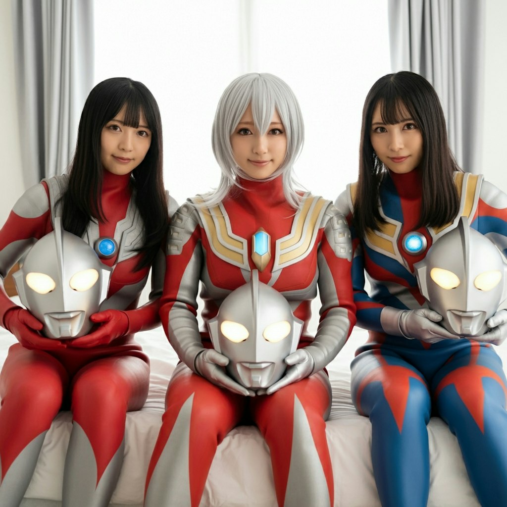 ウルトラウーマン3人