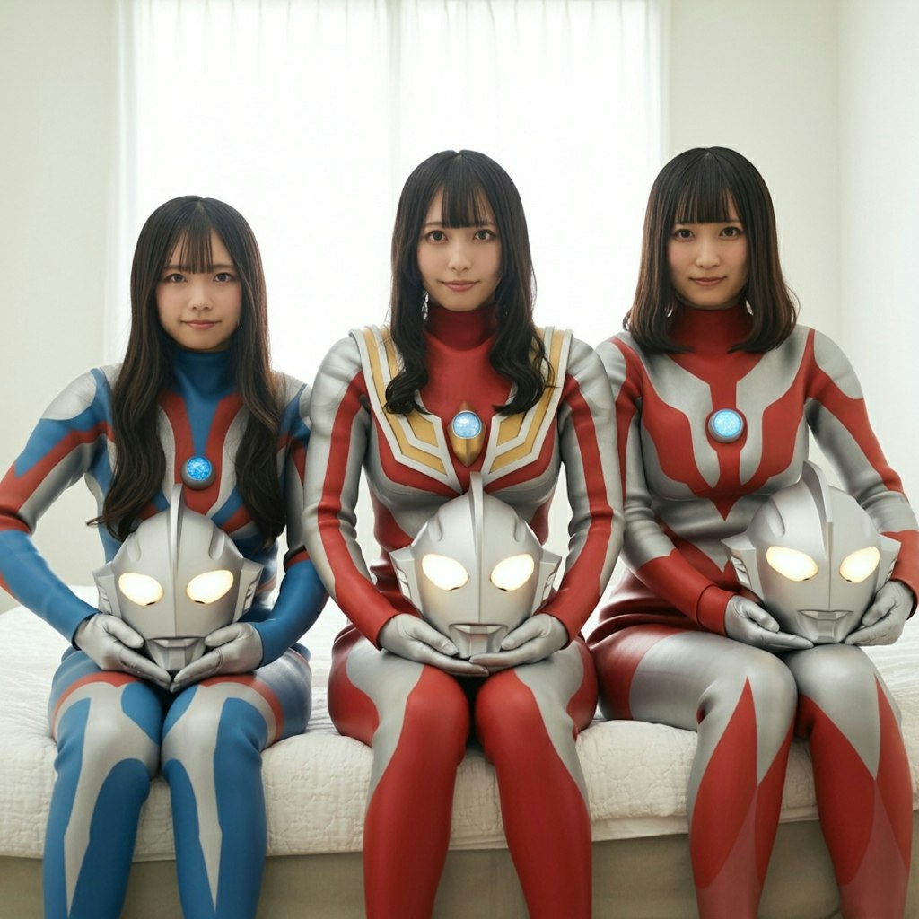 ウルトラウーマン3人