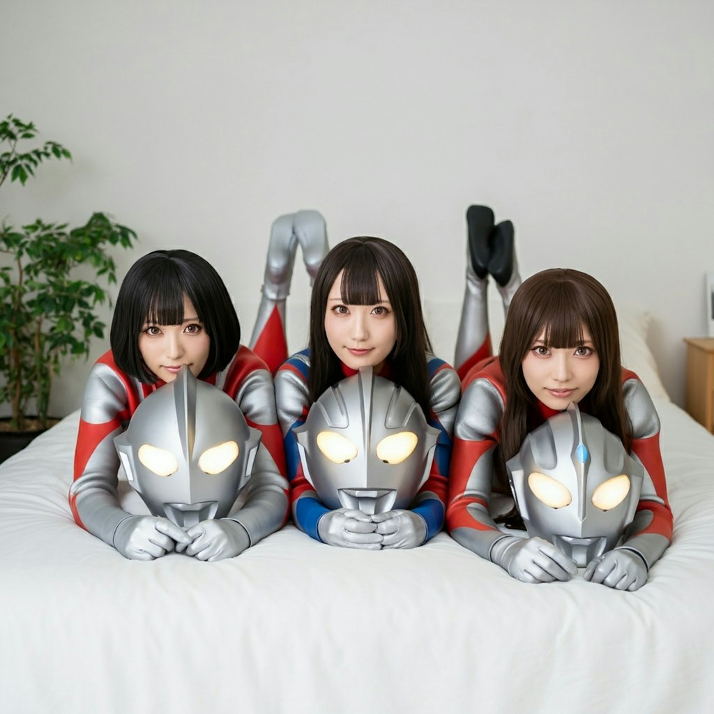 ウルトラウーマン3人