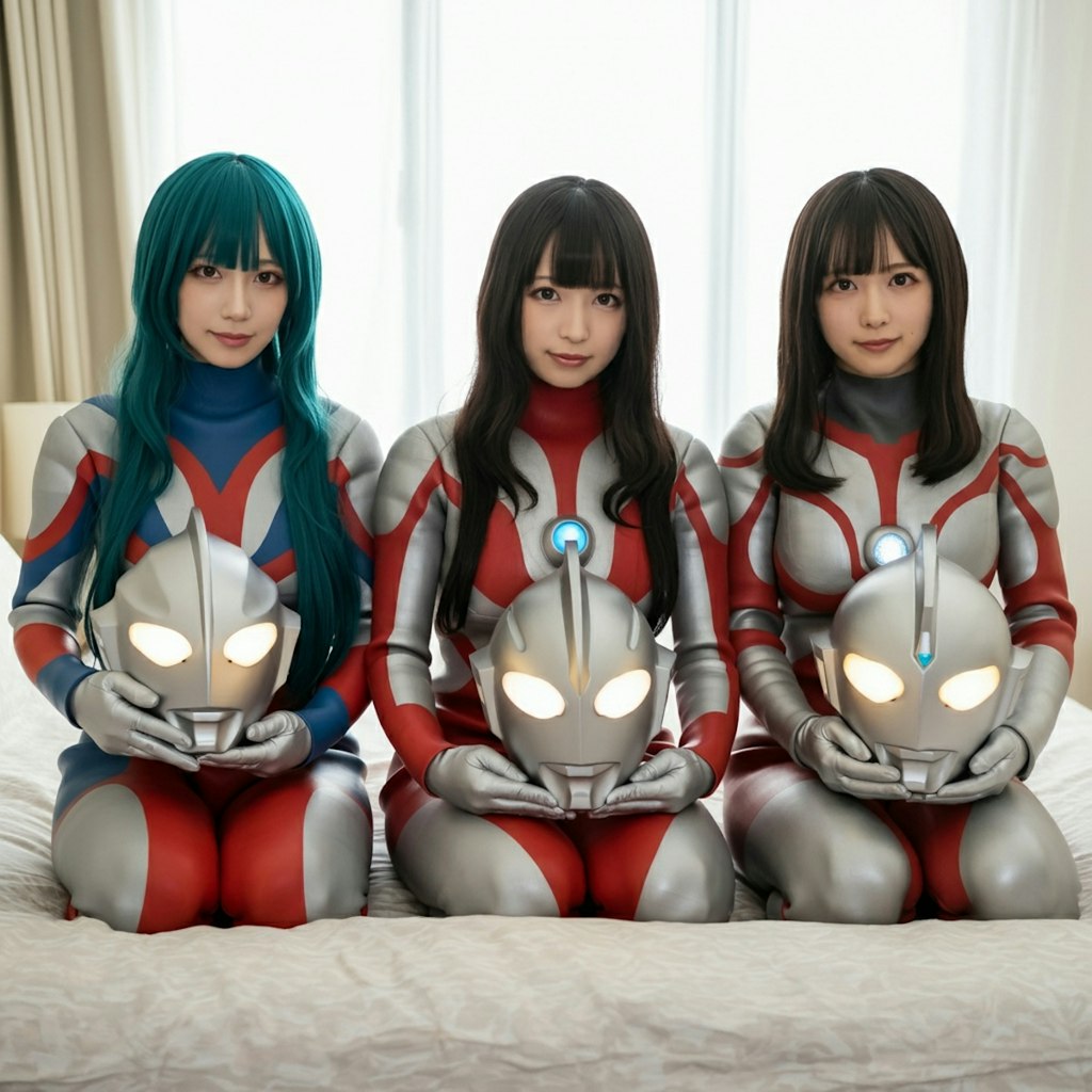 ウルトラウーマン3人