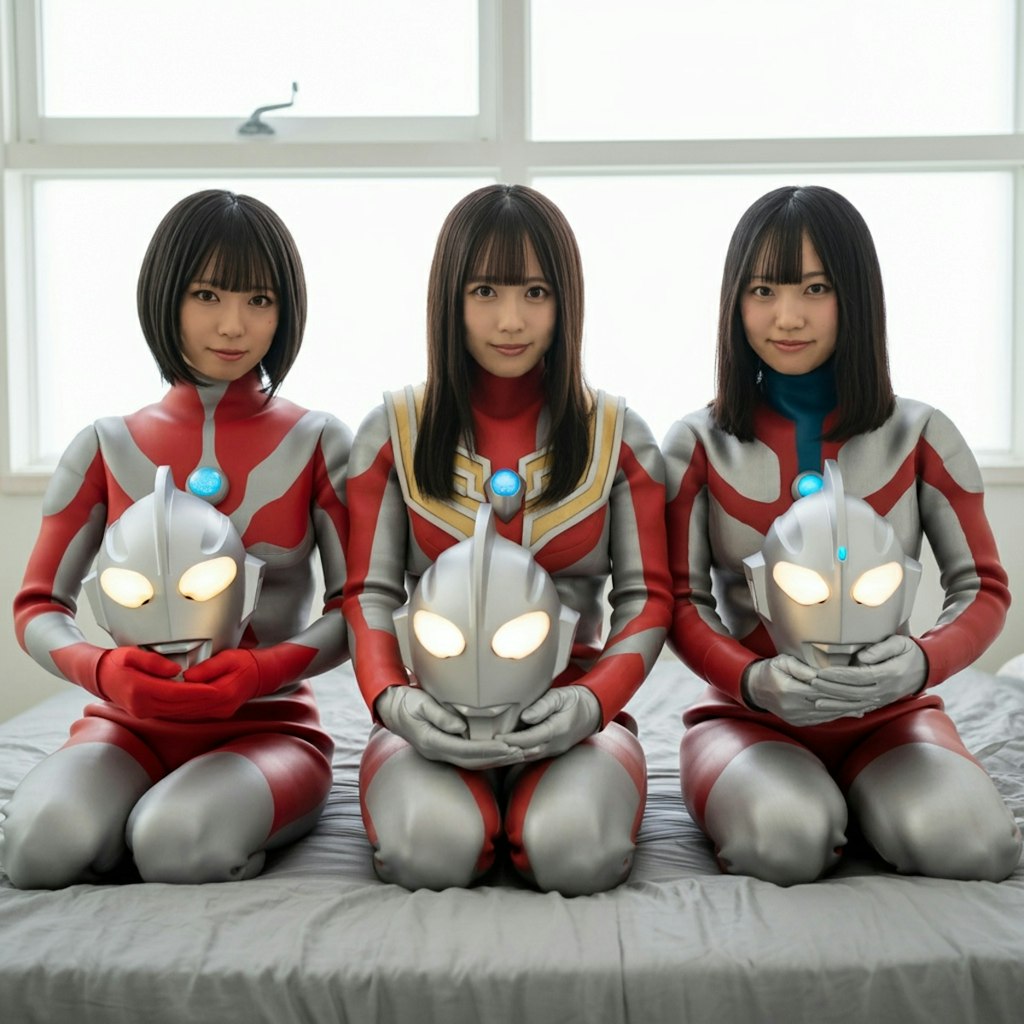 ウルトラウーマン3人