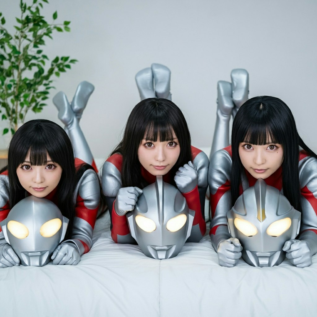 ウルトラウーマン3人