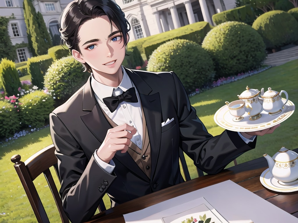 butler , tea party