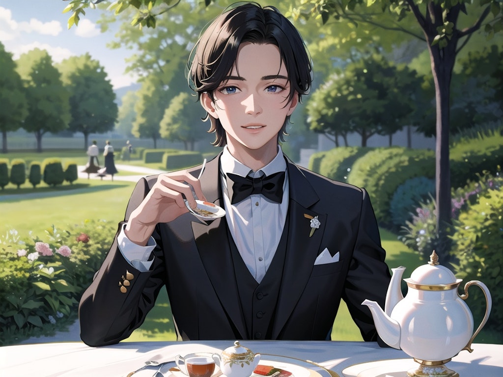 butler , tea party