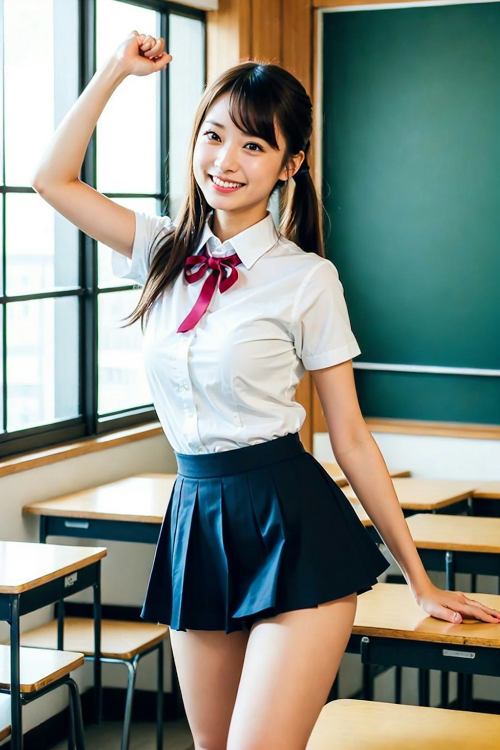 美人な女子高生