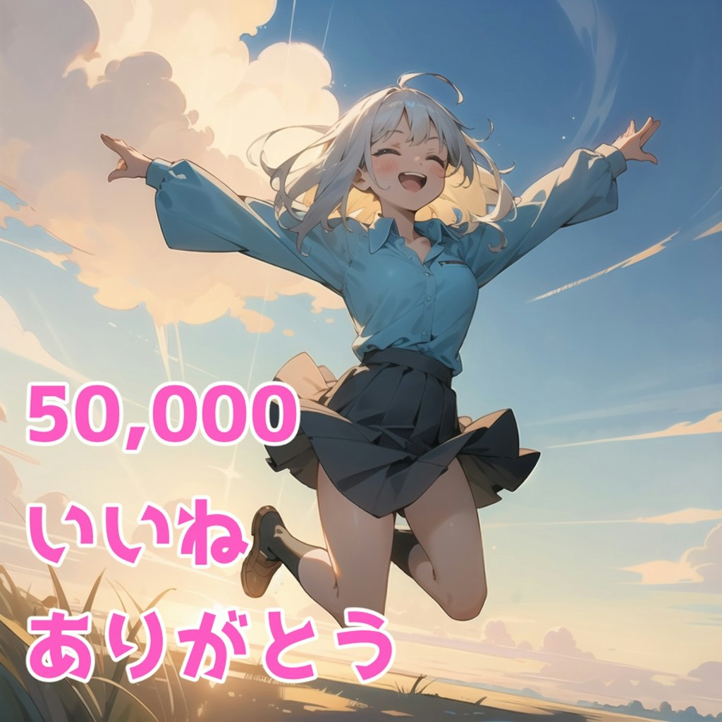 ㊗️50,000いいね突破