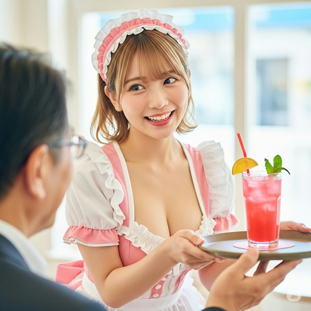 カフェ店員