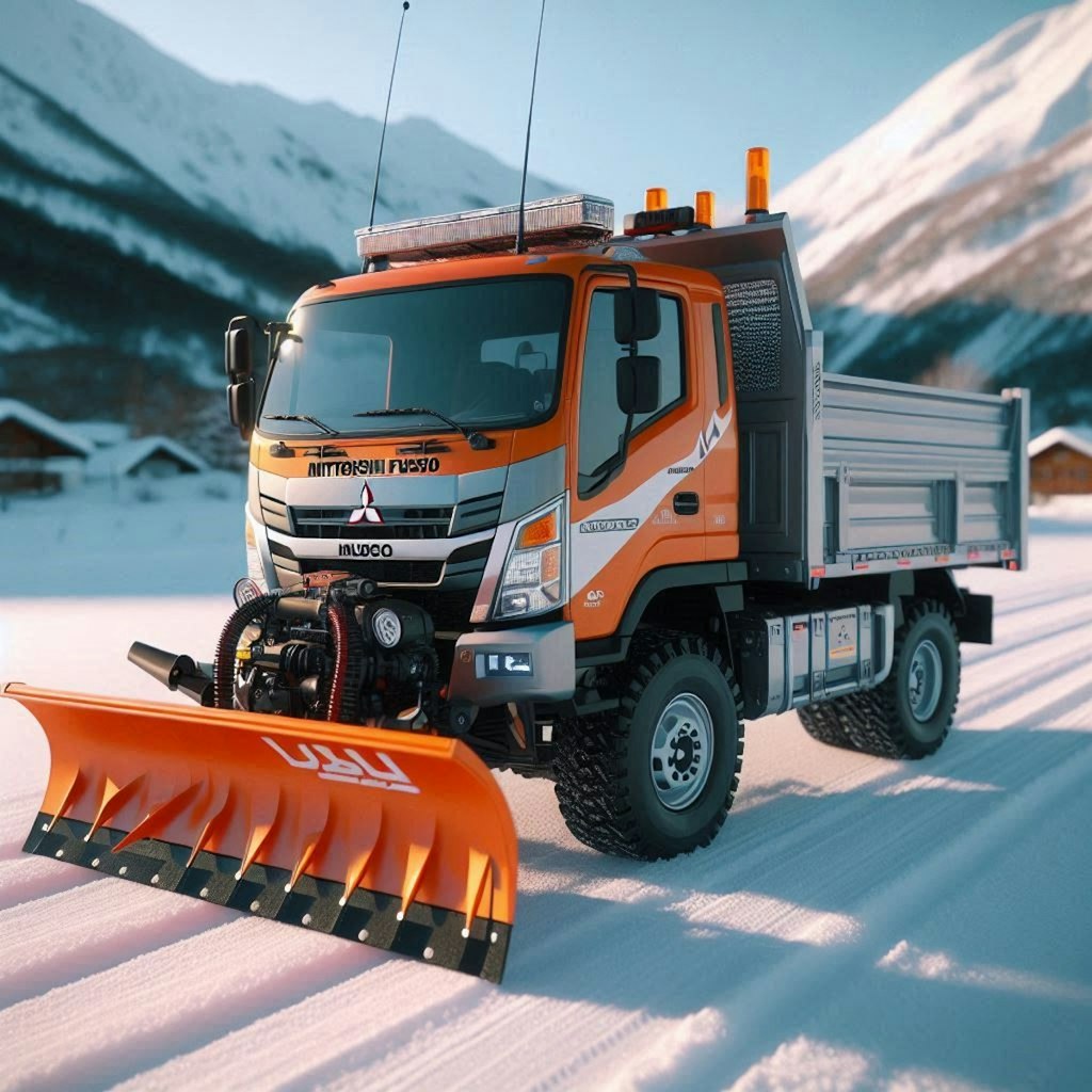 三菱ふそう除雪車