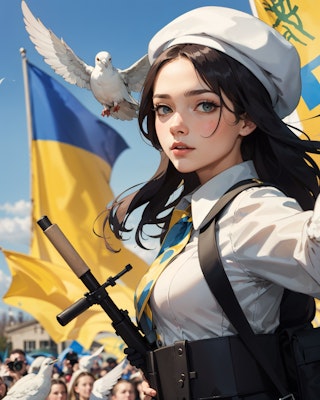 ウクライナに平和と勝利と