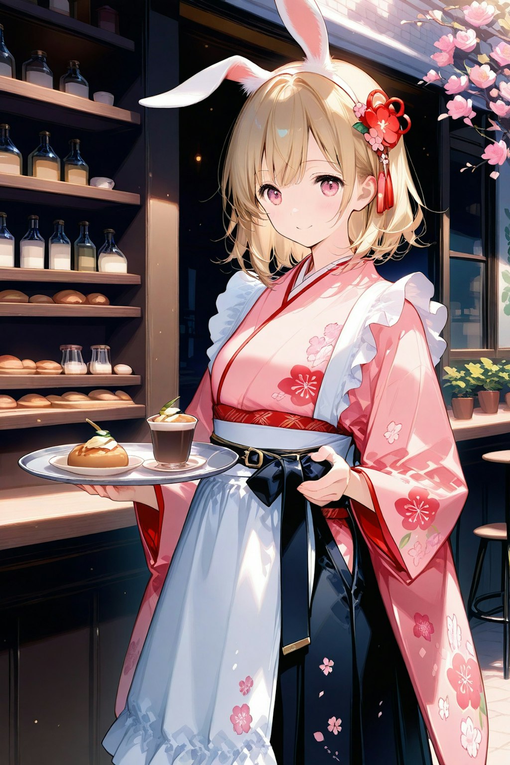 うさ耳カフェ店員