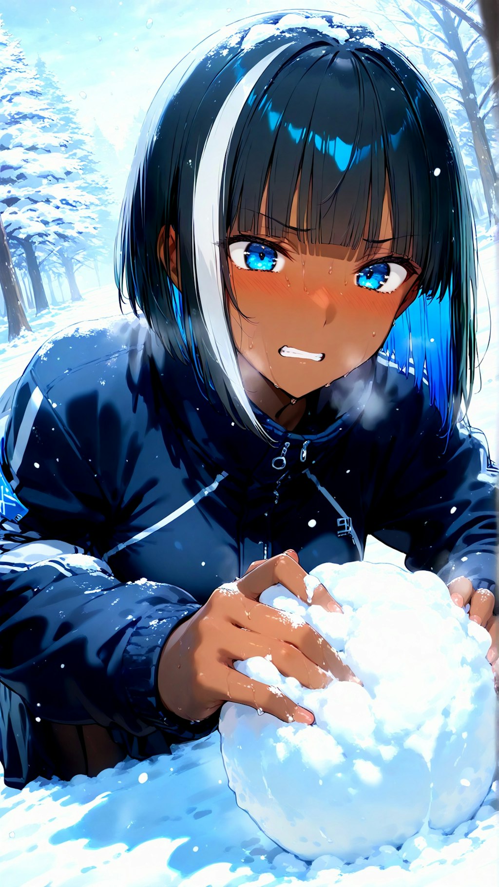 うちの子雪合戦！