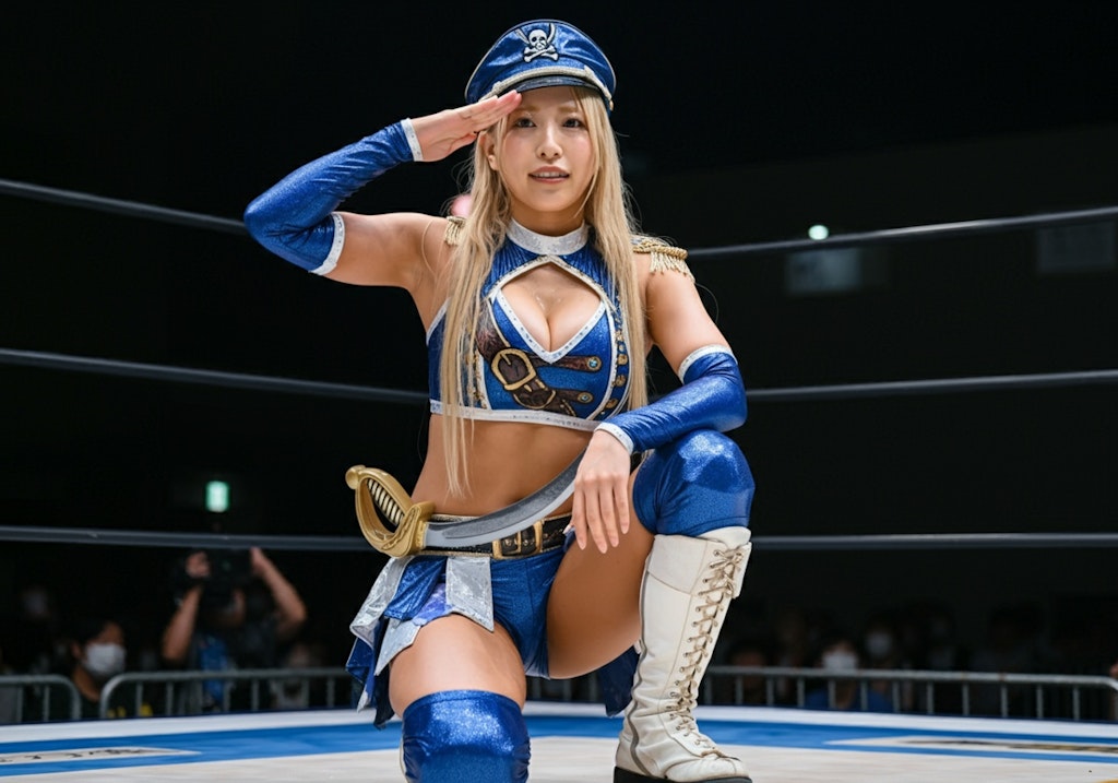 女子プロレスラー、海賊