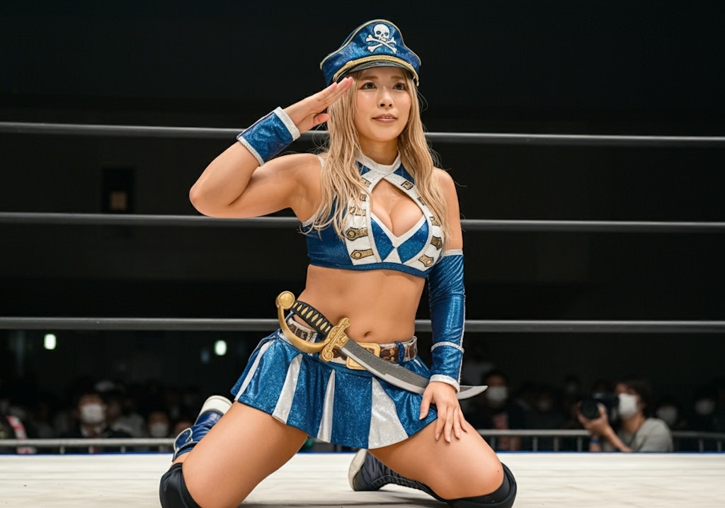 女子プロレスラー、海賊