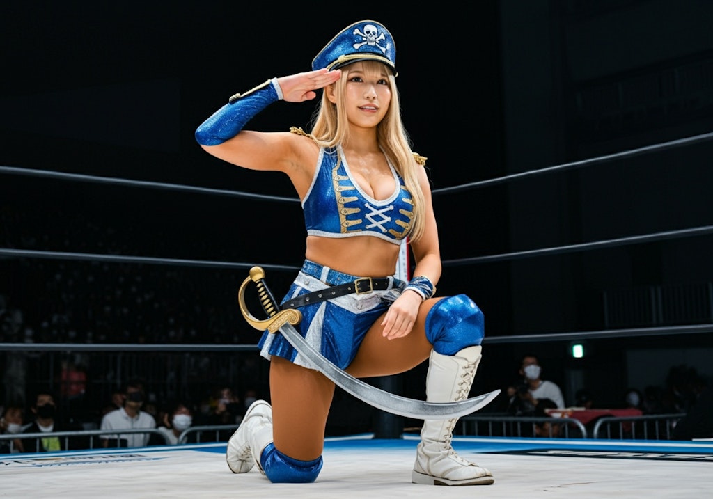 女子プロレスラー、海賊