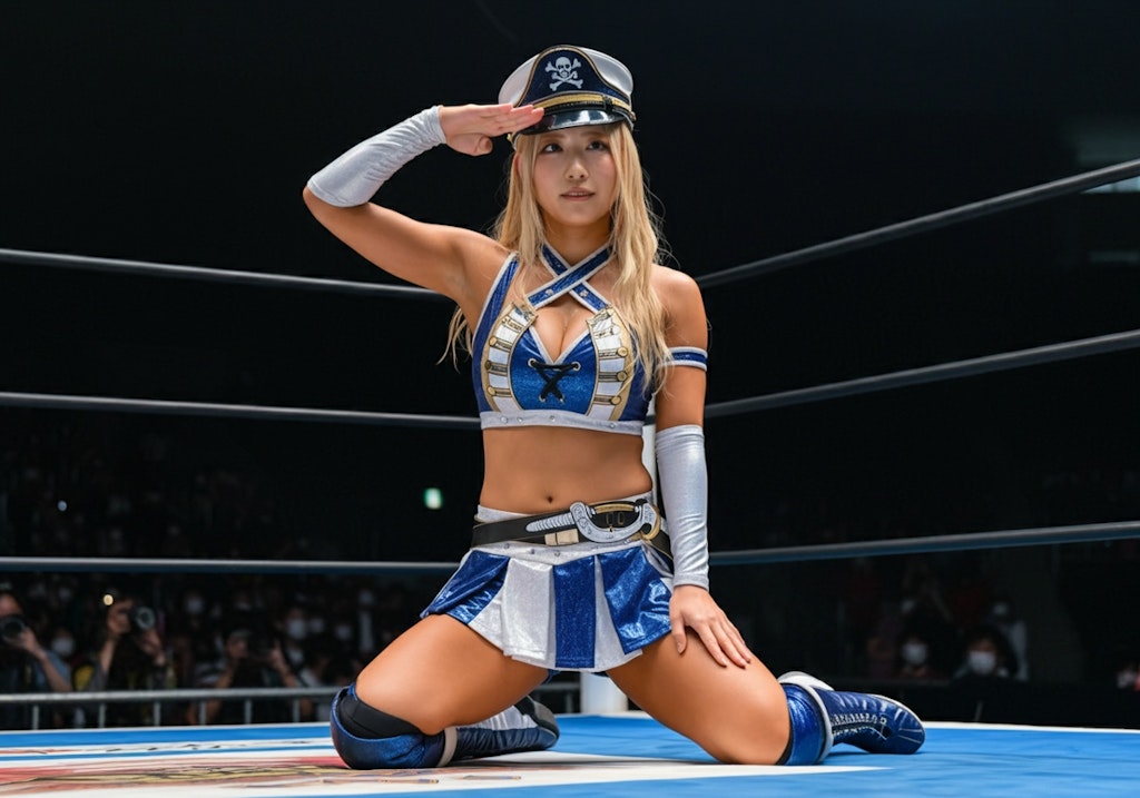 女子プロレスラー、海賊