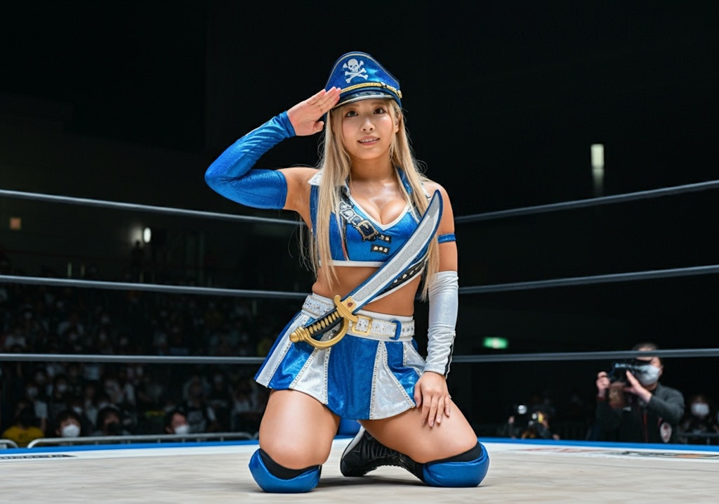 女子プロレスラー、海賊