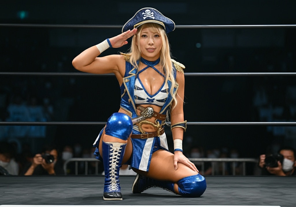 女子プロレスラー、海賊