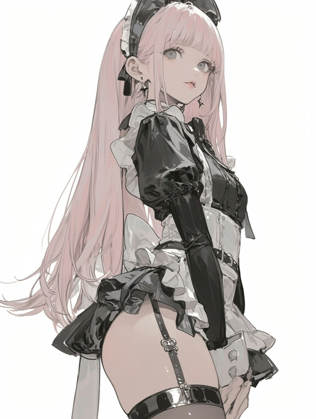 PiNK maid costume