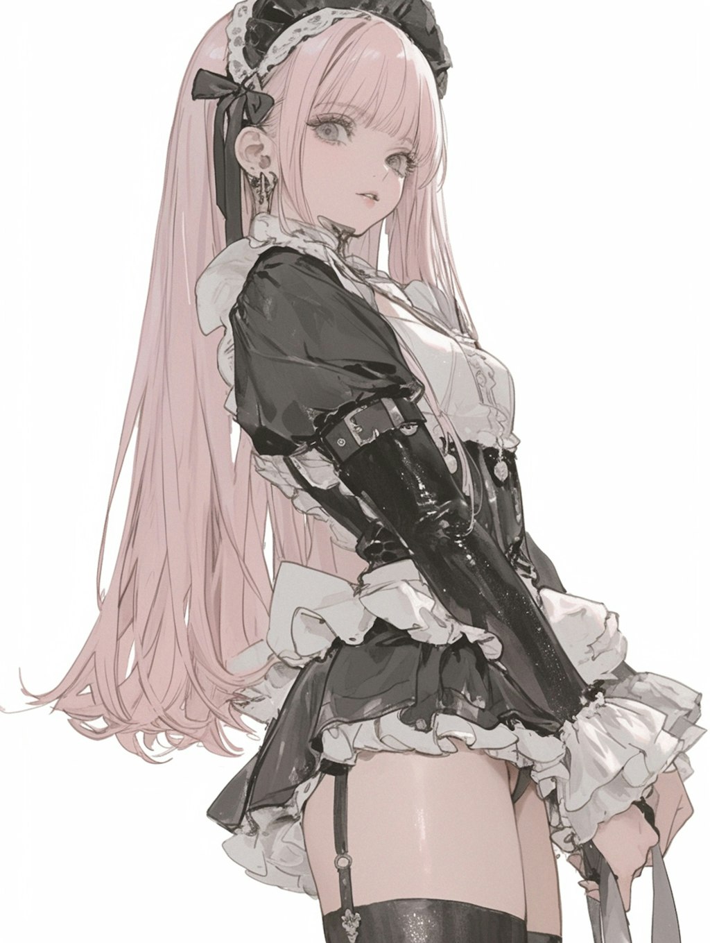 PiNK maid costume