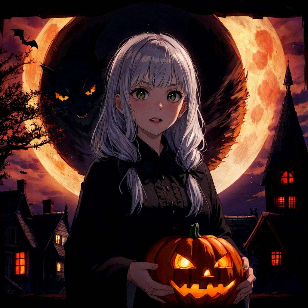 ハロウィンの魔女