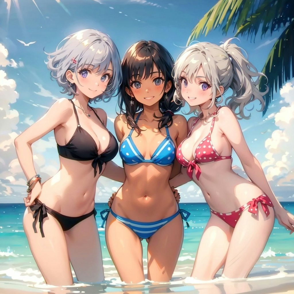 海と彼女と