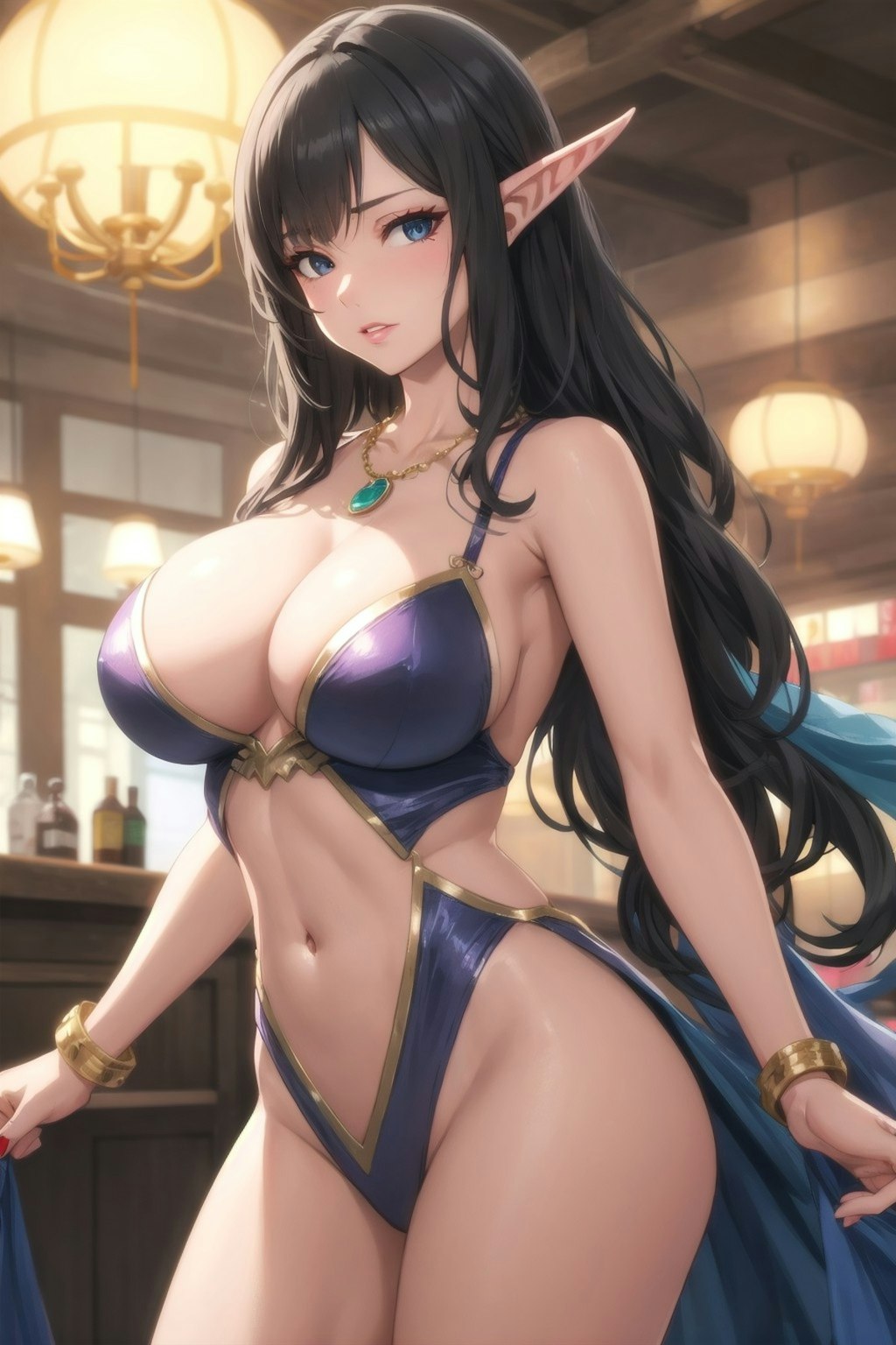 ダークエルフの踊り子さん