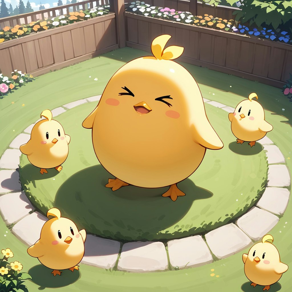 ひよこの…。