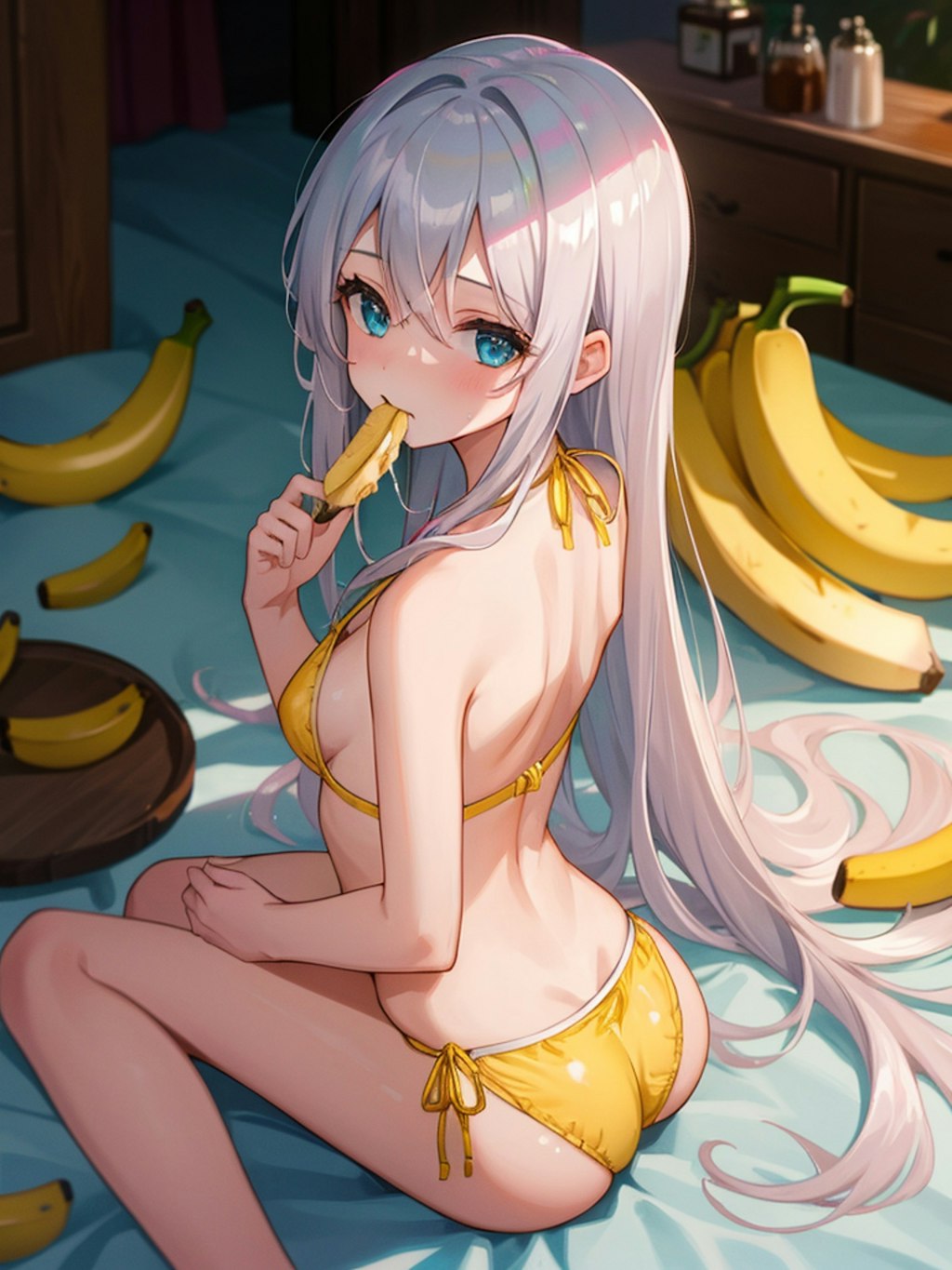 おはようございます。バナナは朝ごはんです。