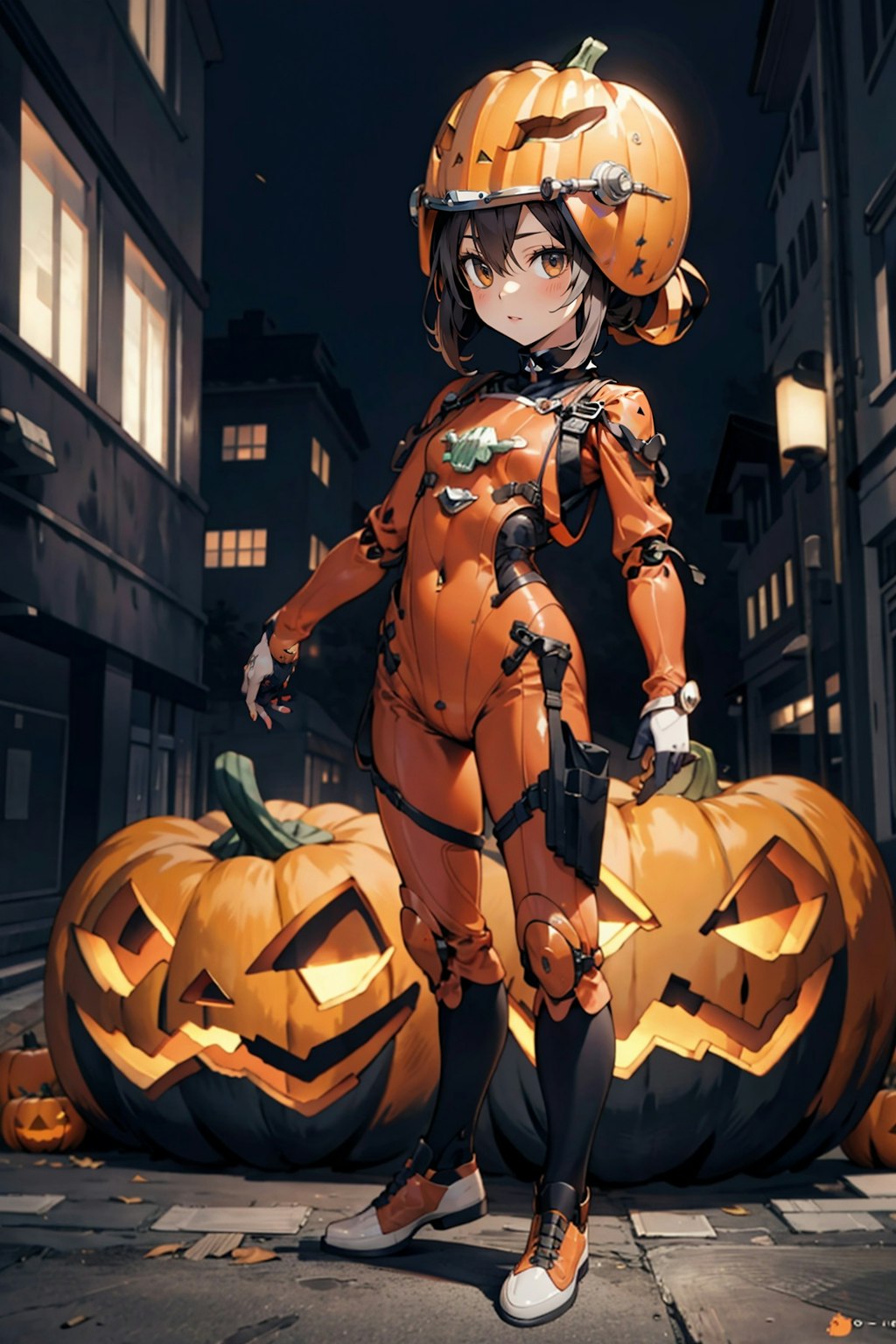 ハロウィンメカ娘 ”南瓜”