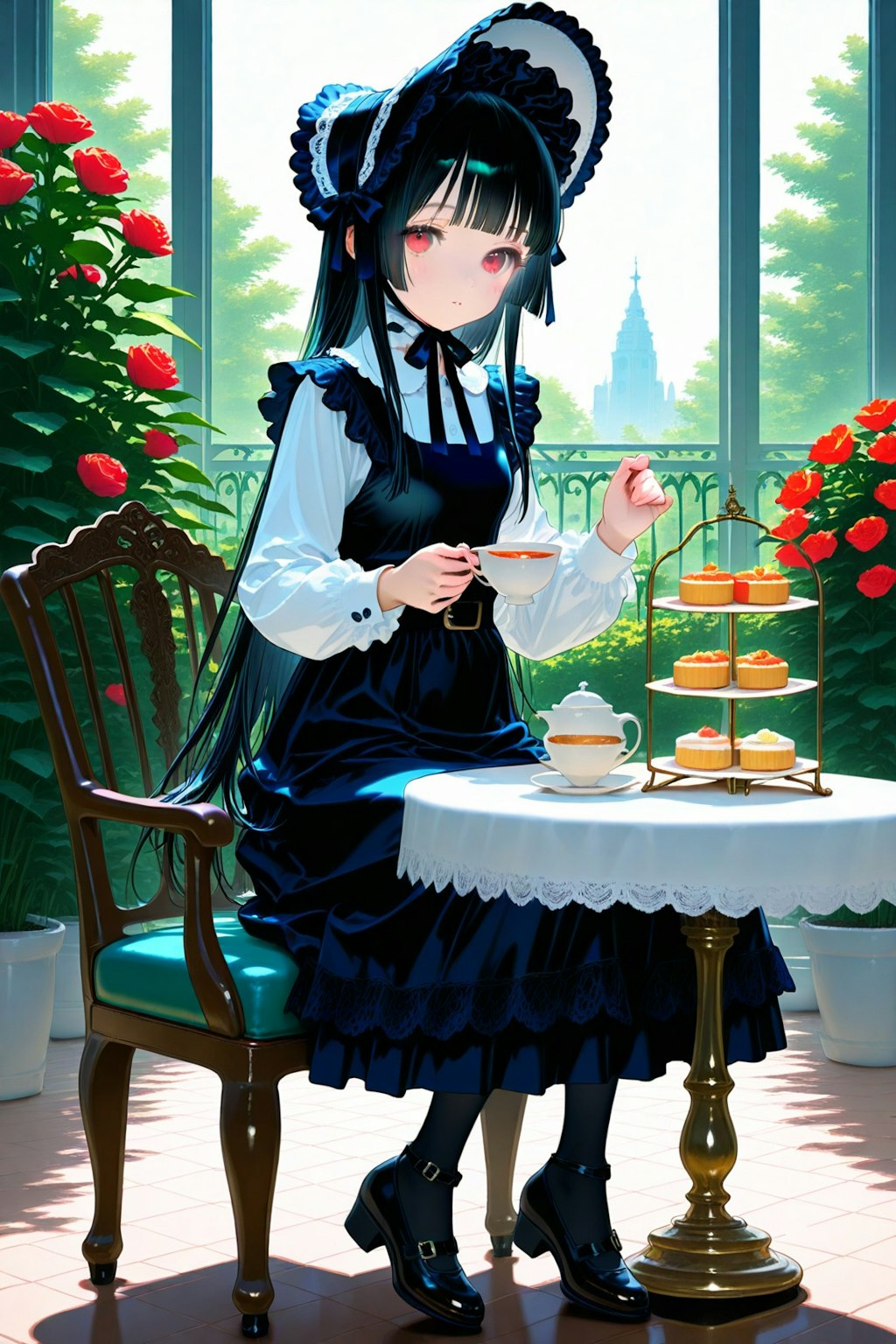 お嬢様とお茶会