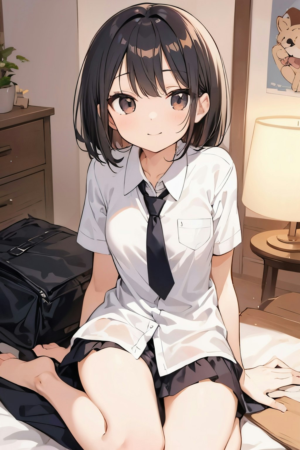 ネクタイ制服少女