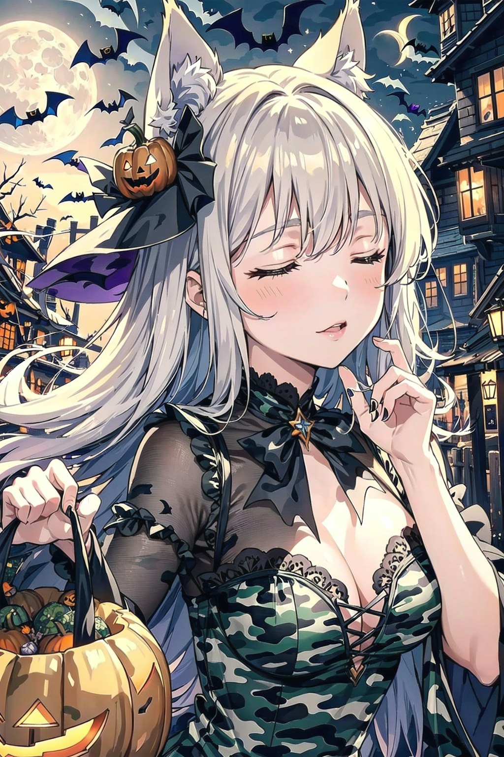 ハロウィンキス顔選手権🎃💋💕🐺