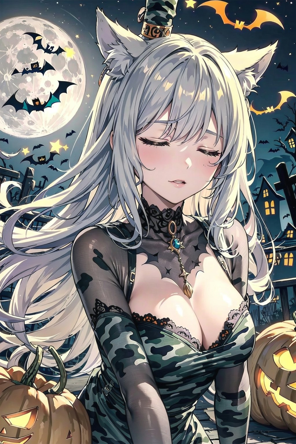 ハロウィンキス顔選手権🎃💋💕🐺