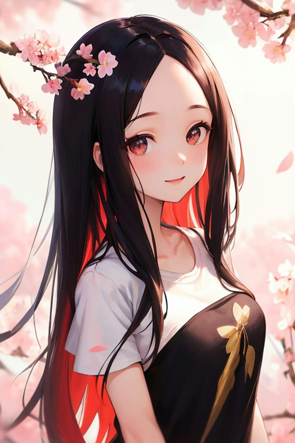 桜と和歌月まりあ　開花祈願