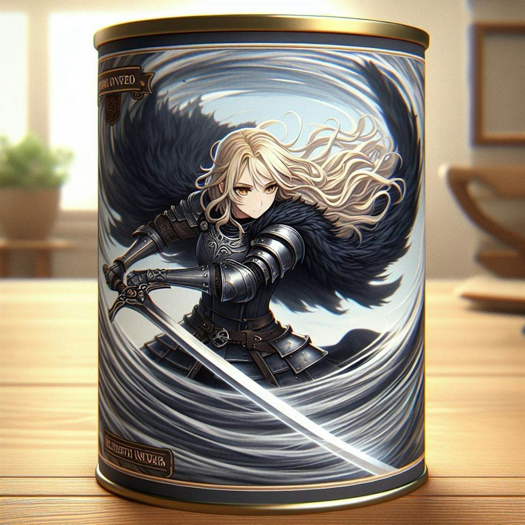 (竜巻剣)ブロンドの女騎士さん/キャラ缶